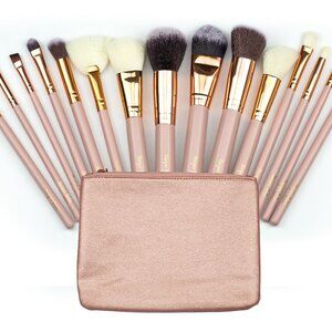 HARPER BELLE BEAUTY Pink 15-Piece Makeup Brush Set